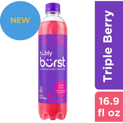 Bubly Burst Triple Berry Sparkling Bottled Water