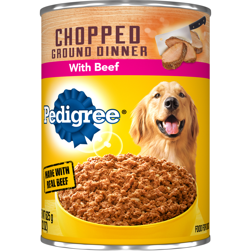 Pedigree Chopped Beef Meaty Ground Dinner Wet Dog Food - 22oz Can
