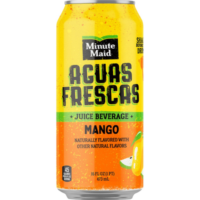 Minute Maid Aguas Frescas Mango Juice Beverage 16 Fl Oz