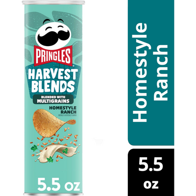 Pringles Harvest Blends Homestyle Ranch Potato Crisps Chips