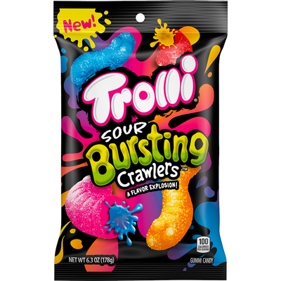 Trolli Gummy Candy, Sour Bursting Crawlers, Pubg Battlegrounds 4.25oz Bag