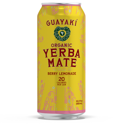 Guayaki Yerba Mate Organic Berry Lemonade Can