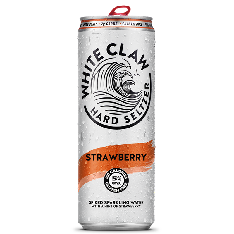 White Claw Strawberry Hard Seltzer 19.2oz Can