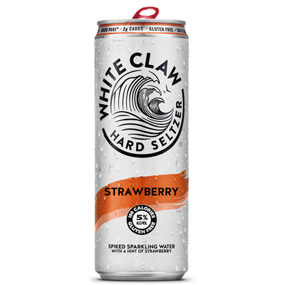 White Claw Strawberry Hard Seltzer 19.2oz Can