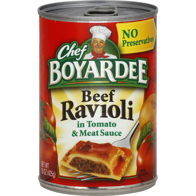 Chef Boyardee Beef Ravioli, Tomato & Meat Sauce