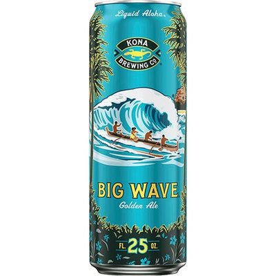Kona Big Wave Premium Lager Beer 25 Fl Oz