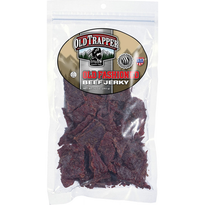Old Trapper Fashioned, Naturally Smoked Beef Jerky - 10 Oz