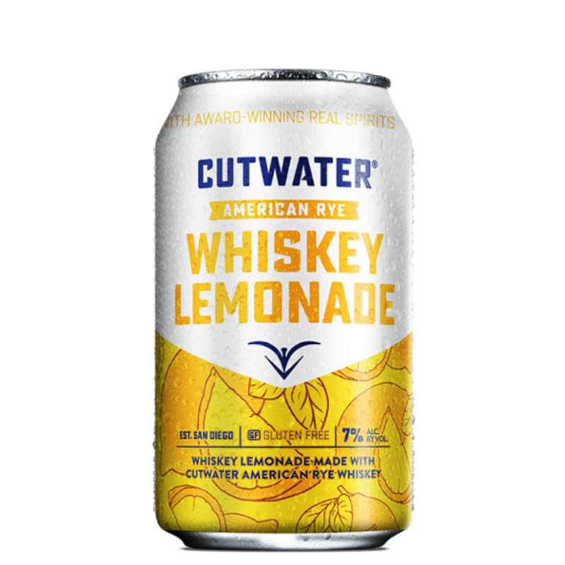 Cutwater Whisky Lemonade Whiskey RTD Cocktail 4 Pack