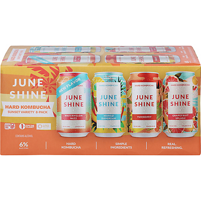 June Shine JuneShine Hard Kombucha Sunset Variety Pack