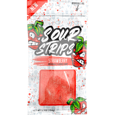 Sour Strips Strawberry - 3.7oz