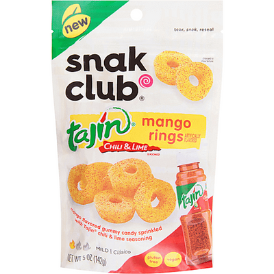 Snak Club Mango Rings, Mild, Chili & Lime 5oz Bag