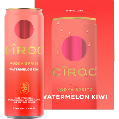 Ciroc Vodka Spritz Watermelon Kiwi Cocktail 14 355ml Can