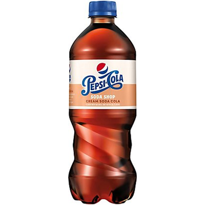 Pepsi Cream Soda 20oz Plastic Bottle