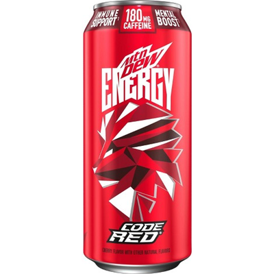 Mountain Dew Energy Code Red 16oz Can