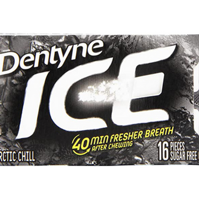 Dentyne Ice Sugar Free Gum Arctic Chill - Split 2 Fit Pack 24g
