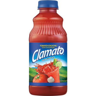Clamato Original Tomato Cocktail 16oz Bottle