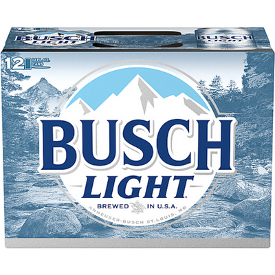 Busch Light 12 Pack 12 oz Cans