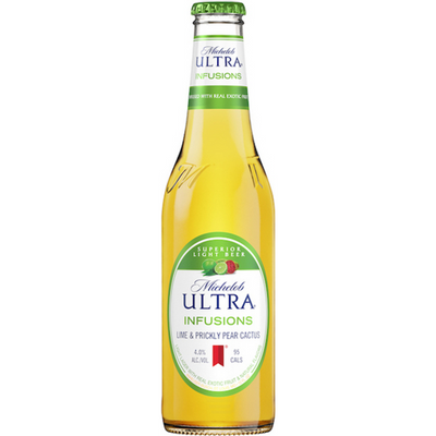 Michelob Ultra Lime Cactus Light Beer 6 Pack 12 oz Bottles