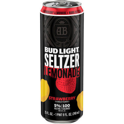 Bud Light Seltzer Strawberry Lemonade 25oz Can
