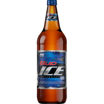 Bud Ice Lager 32oz Bottle