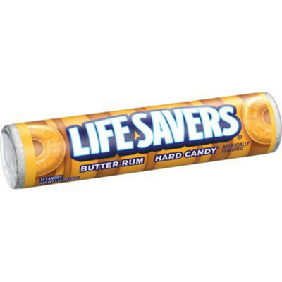 LifeSavers Hard Candy, Butter Rum - 14CT