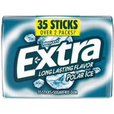 Wrigley's Extra Sugarfree Gum Polar Ice 94.5g
