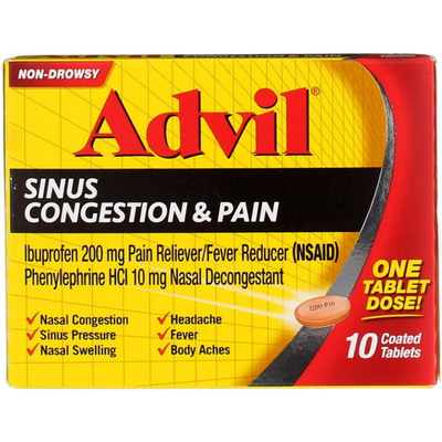 Advil Sinus & Pain 10ct Box
