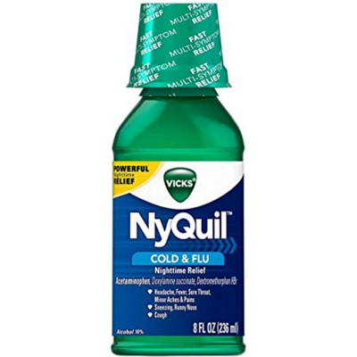 Nyquil Nighttime Relief Cold & Flu 8oz