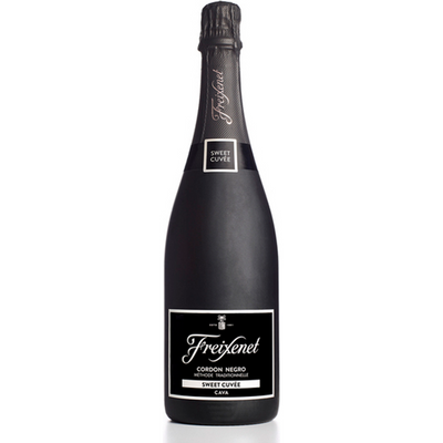 Freixenet Cordon Negro Sweet Cuvee Champagne Blend Sparkling Wine 750mL