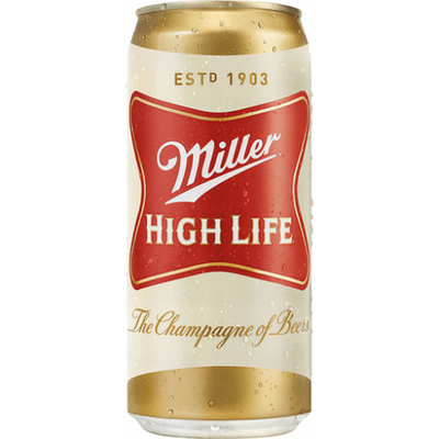 Miller High Life American Lager Beer 24oz Can