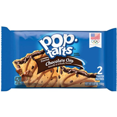 Pop-Tarts Toaster Pastries Frosted Chocolate Chip 3oz Box