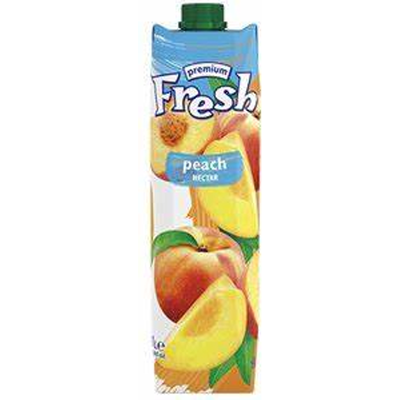 Premium Fresh Peach Nectar Juice 1L Carton