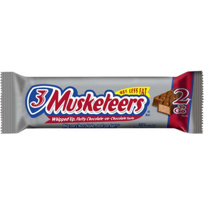 3 Musketeers Bar 2 To Go 3.28oz