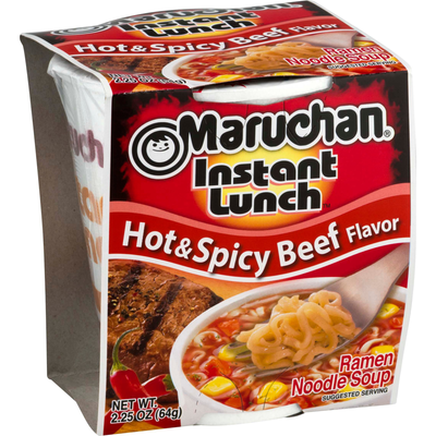 Maruchan Instant Lunch Hot & Spicy Beef Noodles 5oz Count