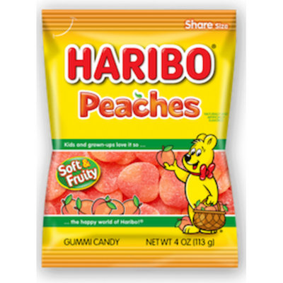 Haribo Peaches 5 oz