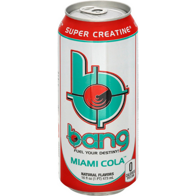 Bang Energy Drink Miami Cola 16oz Can