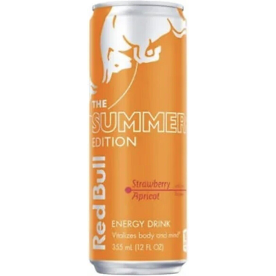 RedBull Strawberry Apricot Energy Drink 12 oz 8 count