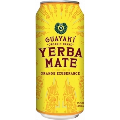 Guayaki Yerba Mate Orange Exuberance 15.5oz Can