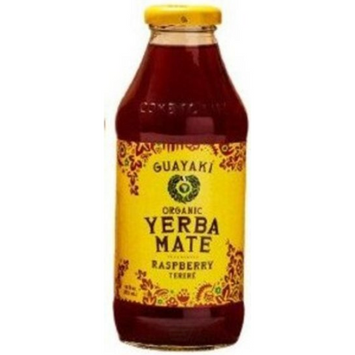 Guayaki Yerba Mate Raspberry Terere 12oz Bottle