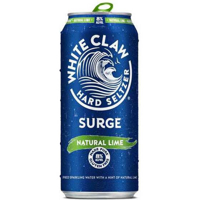 White Claw Hard Seltzer Surge Natural Lime 16oz Can
