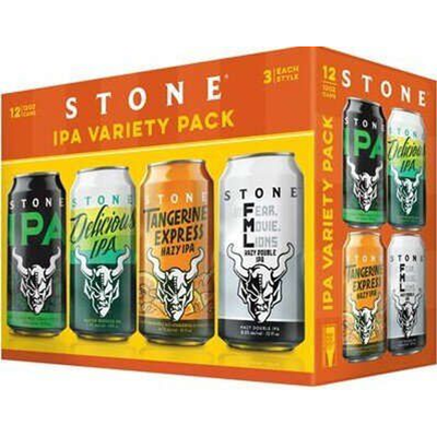 Stone IPA Variety Pack 12x 12oz Cans