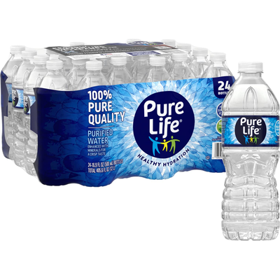 Nestle Pure Life Purified Water 16.9 oz Bottle