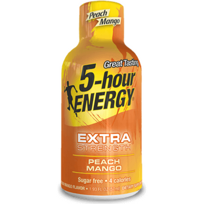 5-Hour Energy Extra Strength Peach Mango 1.93oz Bottle
