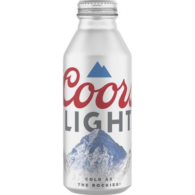 Coors Light 16 oz Aluminum Bottle