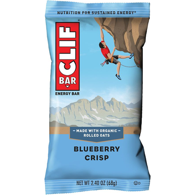Clif Bar Energy Bar Blueberry Crisp - made with Organic Peanut Butter 2.4 oz