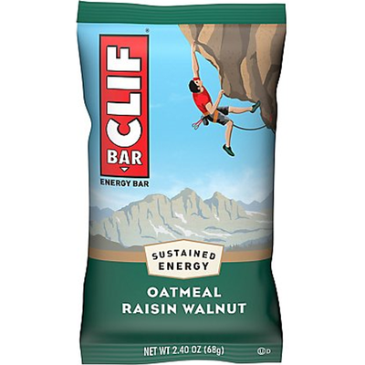 Clif Bar Energy Bar Oatmeal Raisin Walnut - made with Organic Oats & Raisins 2.4 oz