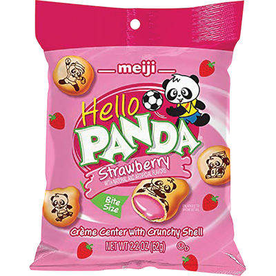 Hello Panda Strawberry Minis 2.2oz Bag