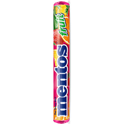 Mentos The Chewy Mint Fruit 1.32 oz Roll