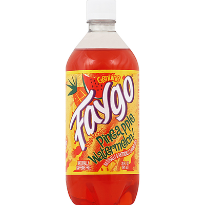 Faygo Pineapple Watermelon Soda 16oz Plastic Bottle