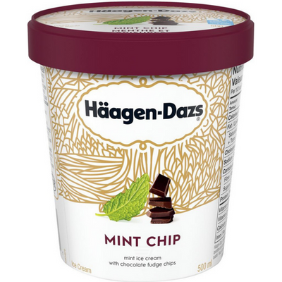 Haagen-Dazs Mint Chip Ice Cream Pint